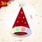 Santa Hat Plush Light Up Funny Christmas Hat For Adult or Kids